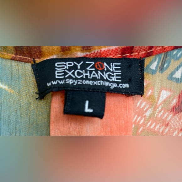 Spy Zone Exchange Long Sleeve In The Wild Flowing Chiffon Full A-line Ma… - Picture 4 of 8